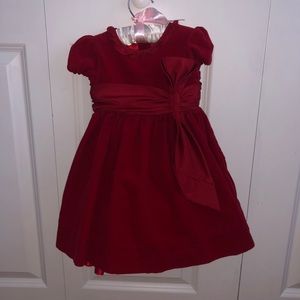 Ralph Lauren Red Holiday Dress 12-18M